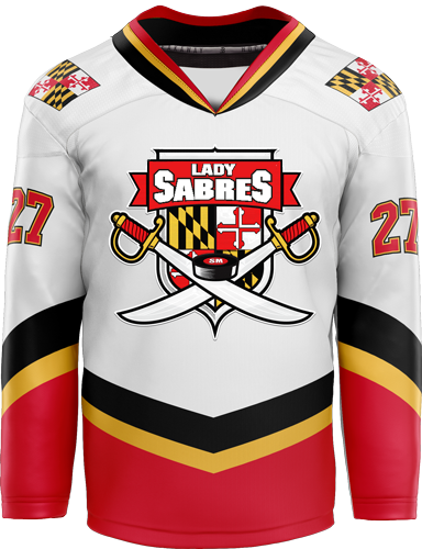 SOMD Lady Sabres Youth Goalie Sublimated Jersey