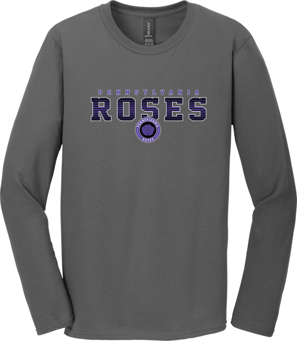 PA Roses Softstyle Long Sleeve T-Shirt