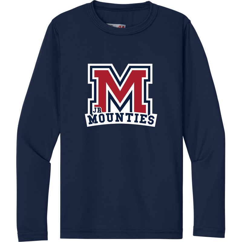 Jr. Mounties Youth Cooling Performance Long Sleeve Tee