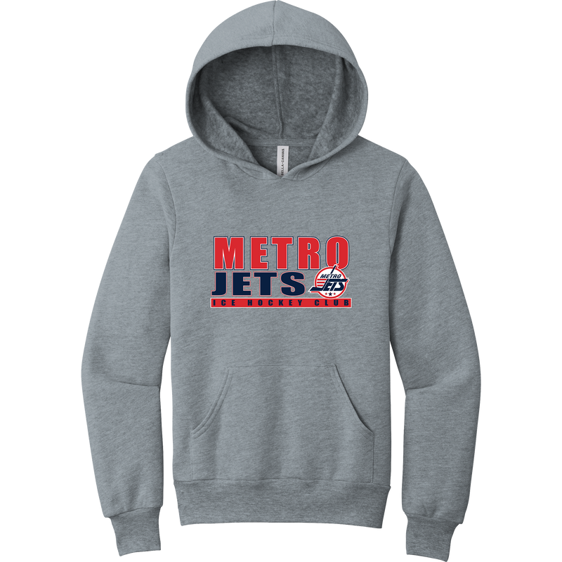 Metro Jets Youth Sponge Fleece Pullover Hoodie