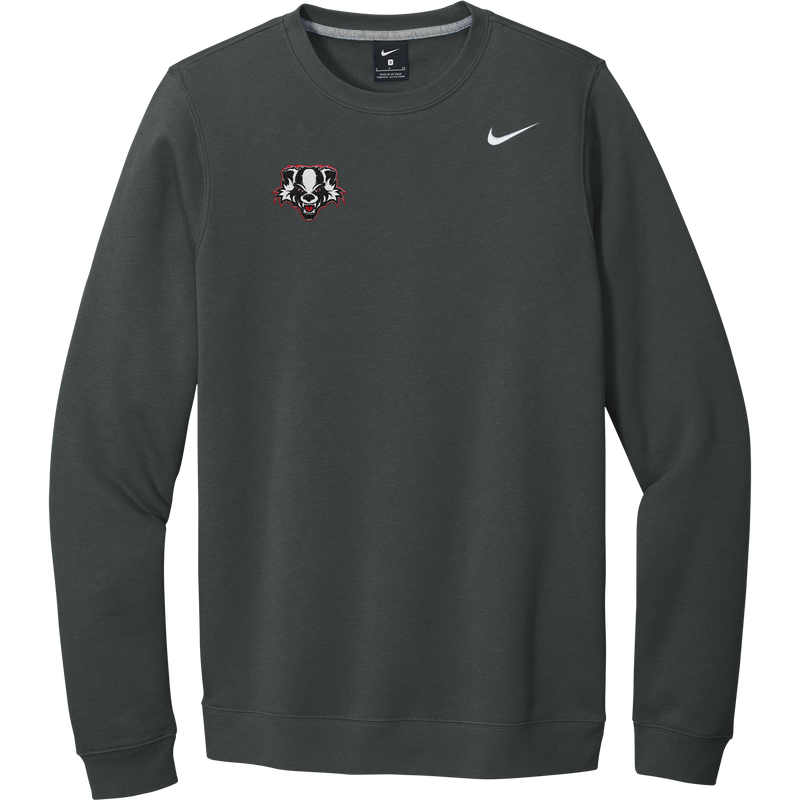 Scary Badgers Nike Club Fleece Crew