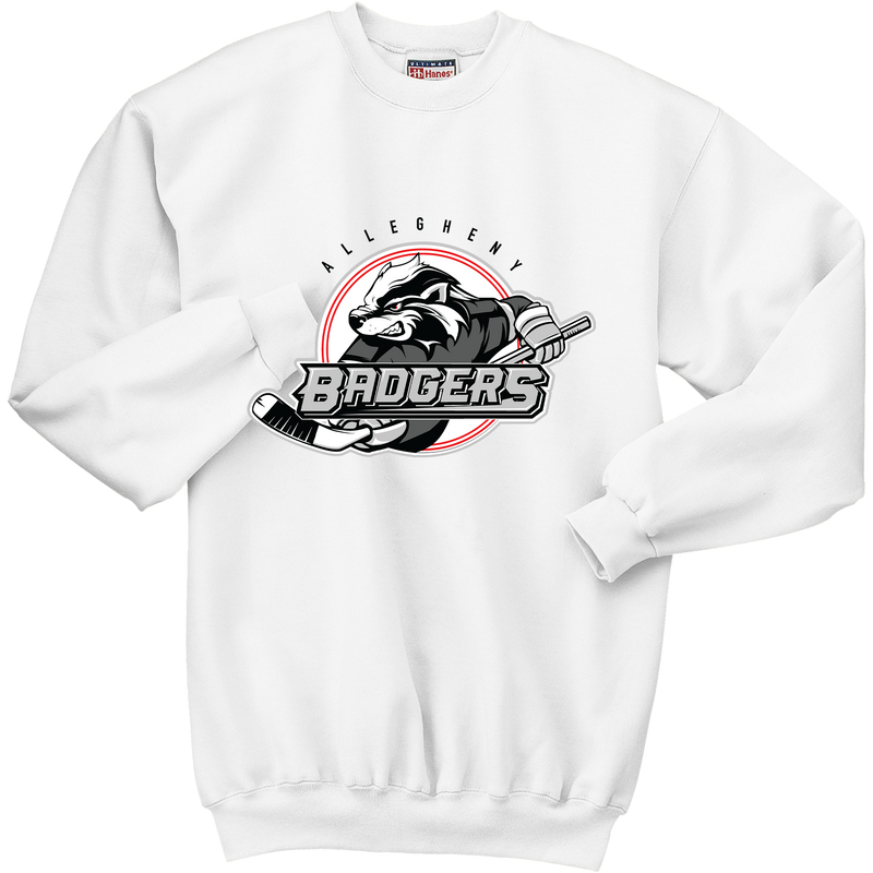 Allegheny Badgers Ultimate Cotton - Crewneck Sweatshirt