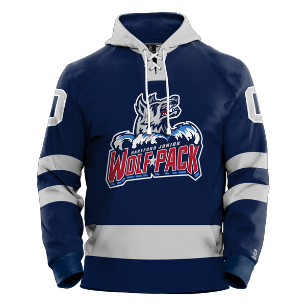 Hartford Jr. Wolfpack Adult Sublimated Retro Hoodie
