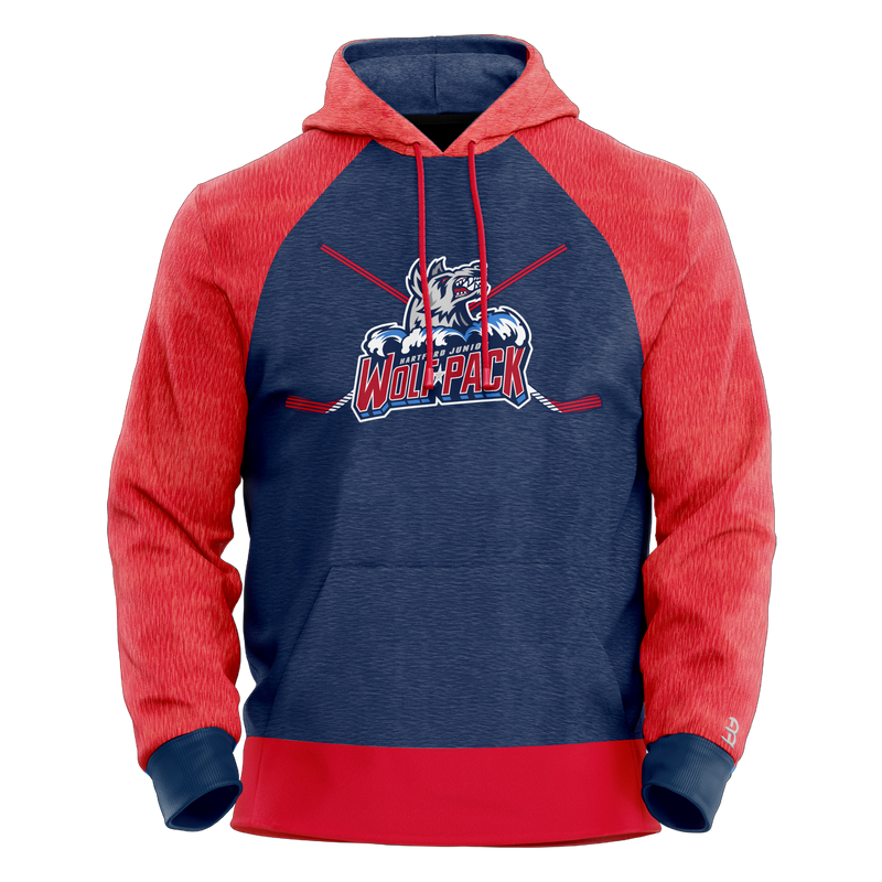 Hartford Jr. Wolfpack Adult Sublimated Hoodie
