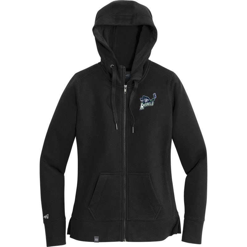 Kensington Valley Rebels New Era Ladies French Terry Full-Zip Hoodie
