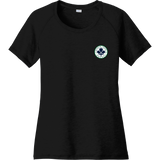 North Park Hockey Ladies PosiCharge Tri-Blend Wicking Scoop Neck Raglan Tee