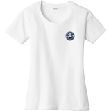 NYC Hockey Club Ladies PosiCharge Tri-Blend Wicking Scoop Neck Raglan Tee