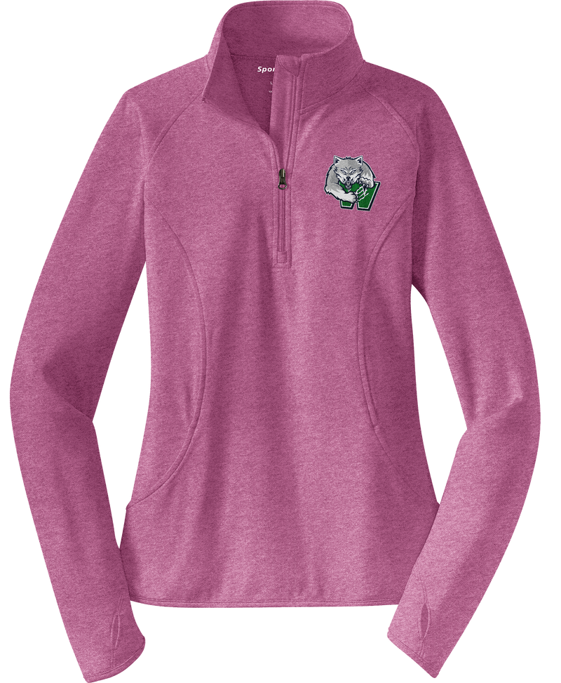 Woodbridge Wolfpack Ladies Sport-Wick Stretch 1/4-Zip Pullover