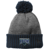 Kensington Valley Ravens New Era Colorblock Cuffed Beanie