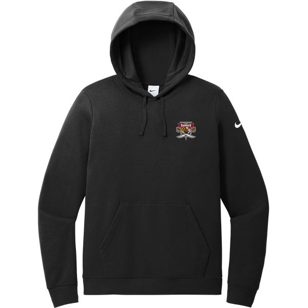 SOMD Lady Sabres Nike Women's Club Fleece Sleeve Swoosh Pullover Hoodie