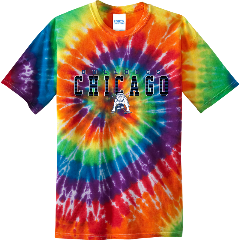 Chicago Bulldogs Youth Tie-Dye Tee