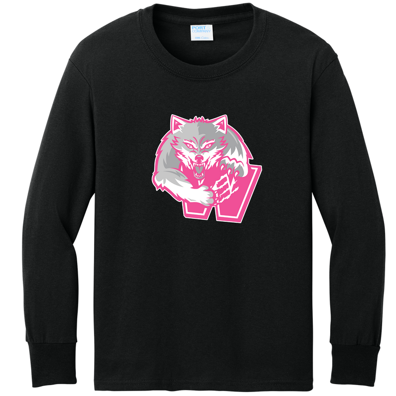 Woodbridge Wolfpack Youth Long Sleeve Core Cotton Tee