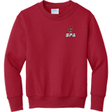 Seacoast Spartans (SPA) Youth Core Fleece Crewneck Sweatshirt
