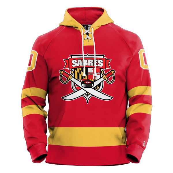 SOMD Sabres Adult Sublimated Retro Hoodie