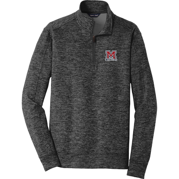 Jr. Mounties PosiCharge Electric Heather Fleece 1/4-Zip Pullover