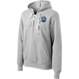 NYC Hockey Club Lace Up Pullover Hooded Sweatshirt