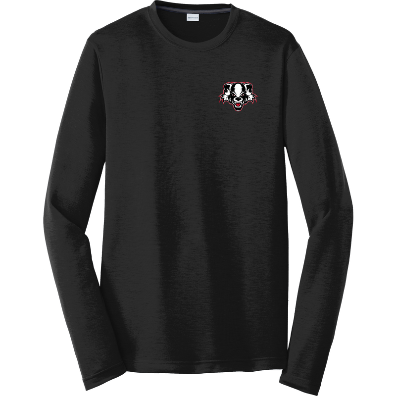 Scary Badgers Long Sleeve PosiCharge Competitor Cotton Touch Tee