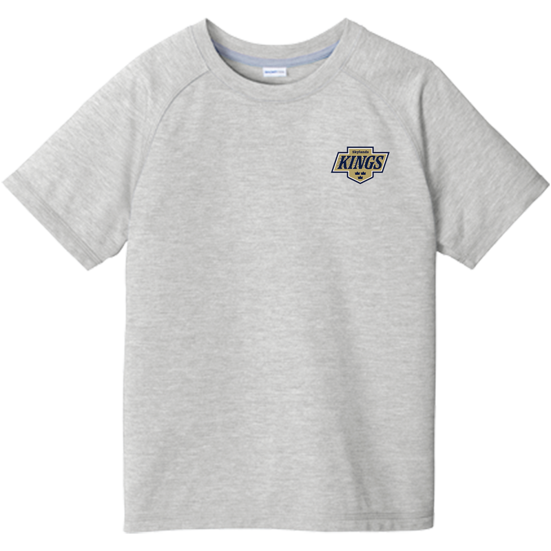 Skylands Kings Youth PosiCharge Tri-Blend Wicking Raglan Tee