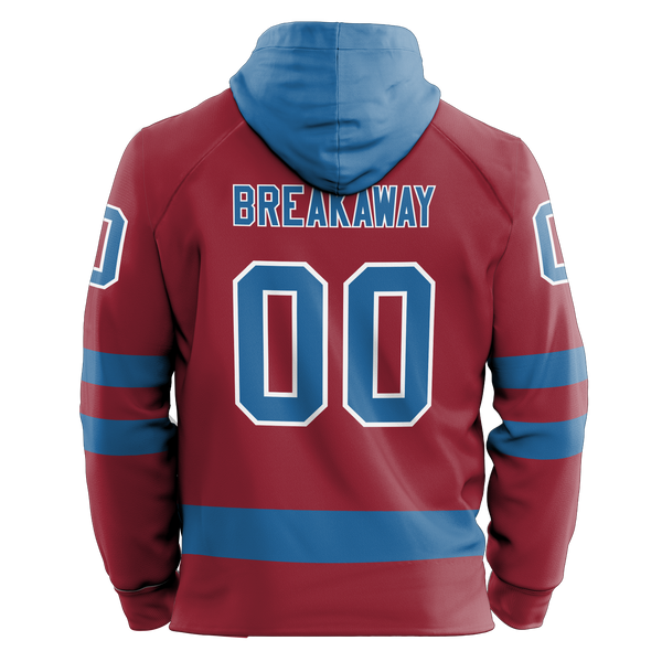 Pittsburgh Huskies Adult Sublimated Retro Hoodie